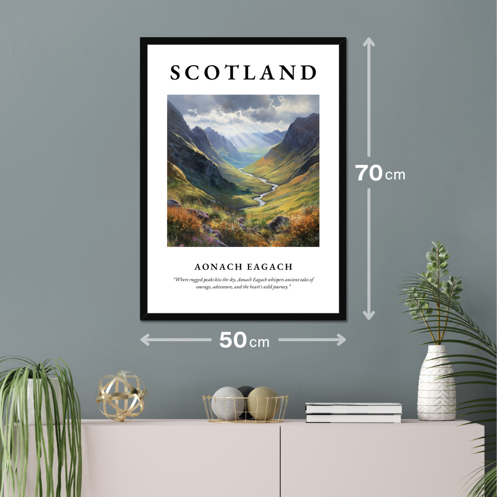 Aonach Eagach - Framed Poster Print