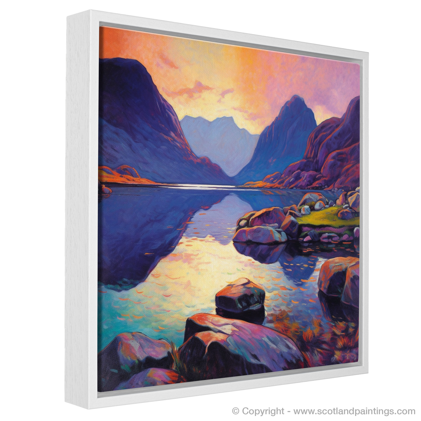 Loch Coruisk at Sunset: A Fauvist Symphony in Scottish Coves