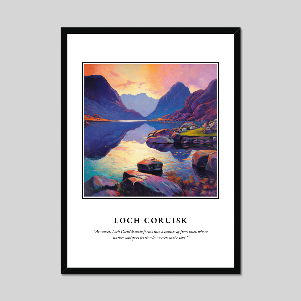 Loch Coruisk - Framed Poster Print