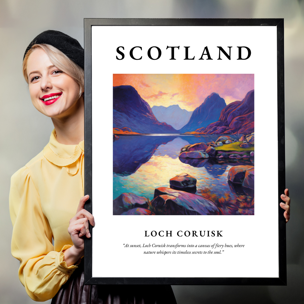 Loch Coruisk - Framed Poster Print