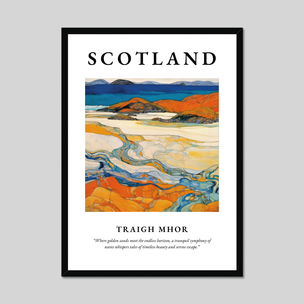 Traigh Mhor - Framed Poster Print