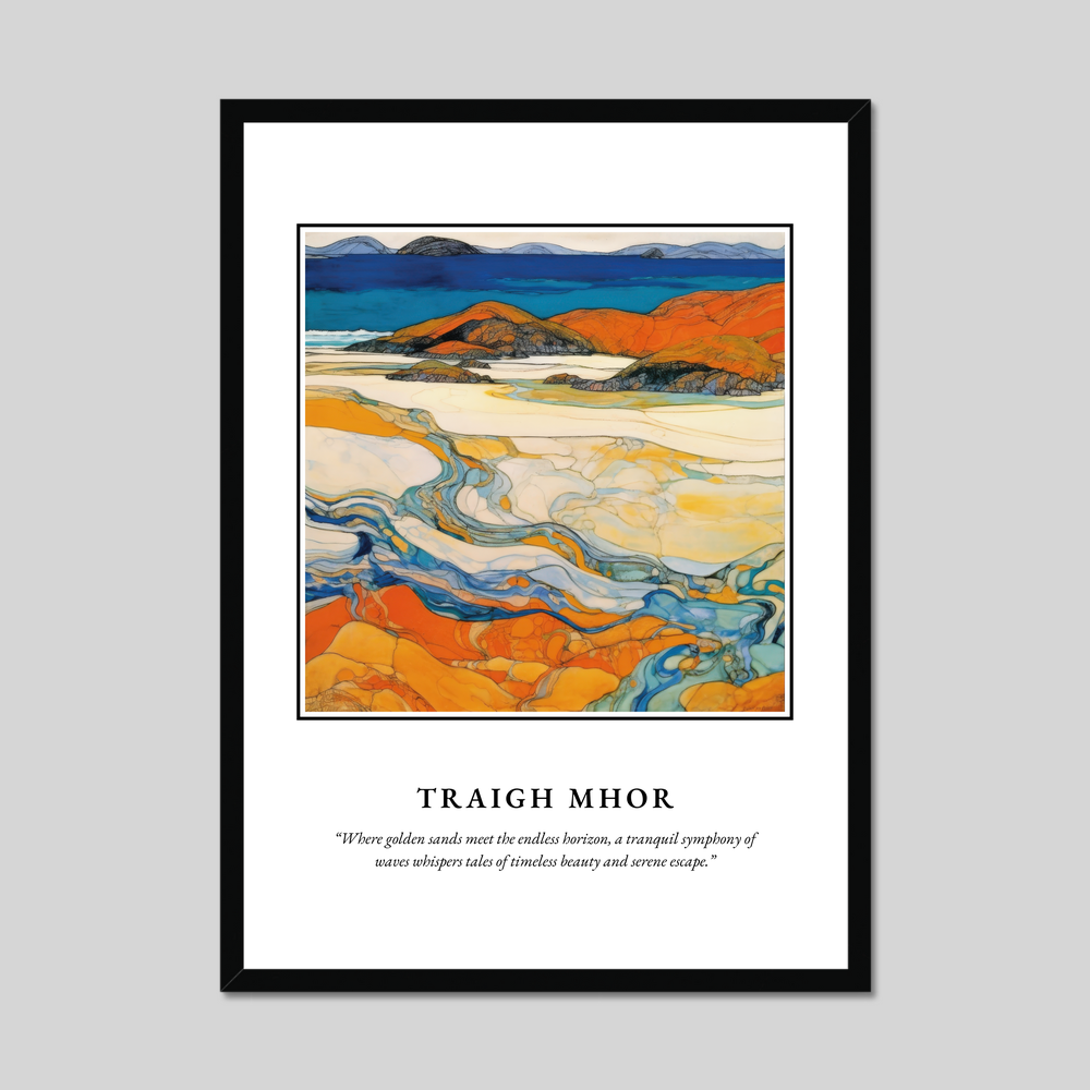 Traigh Mhor - Framed Poster Print