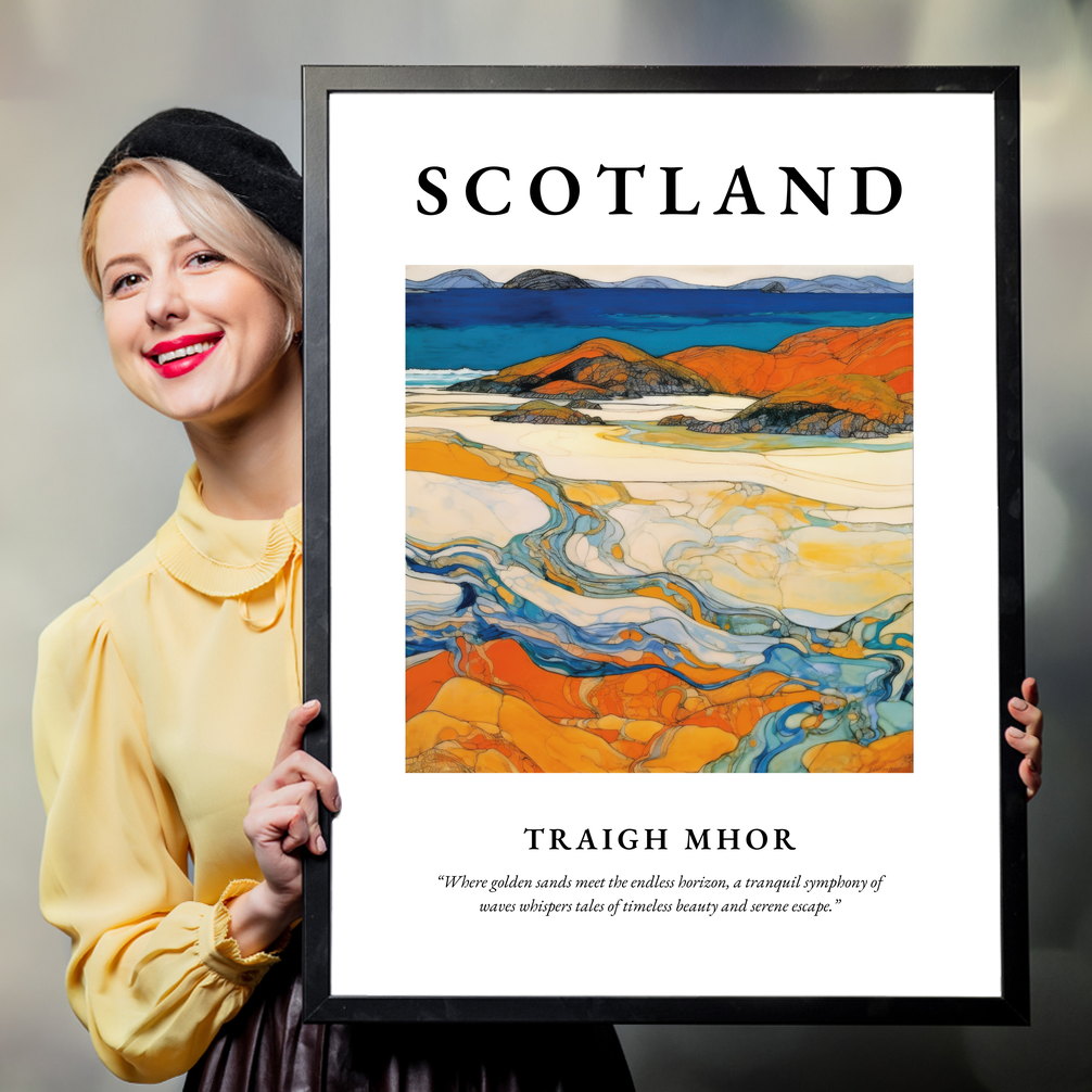 Traigh Mhor - Framed Poster Print