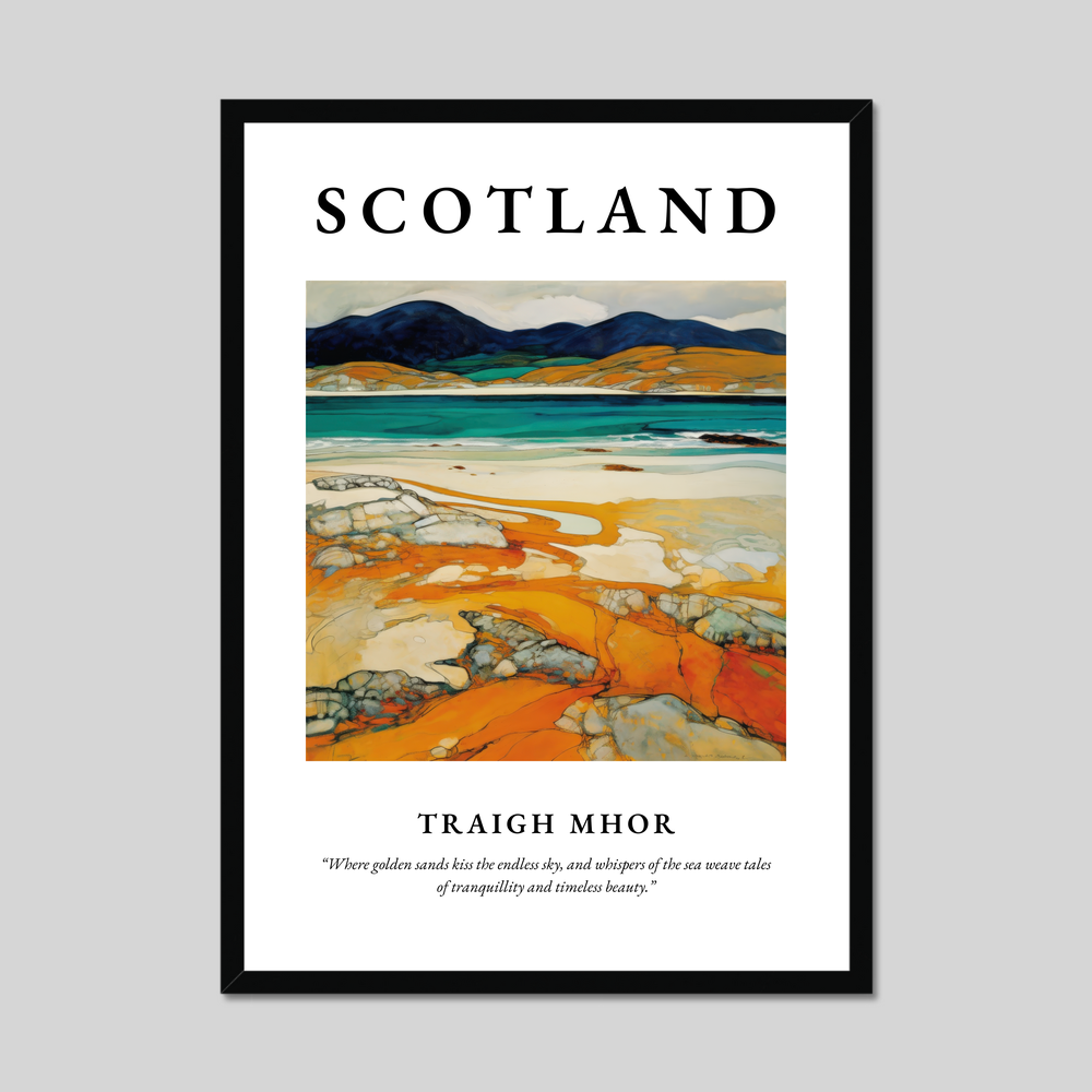 Traigh Mhor - Framed Poster Print