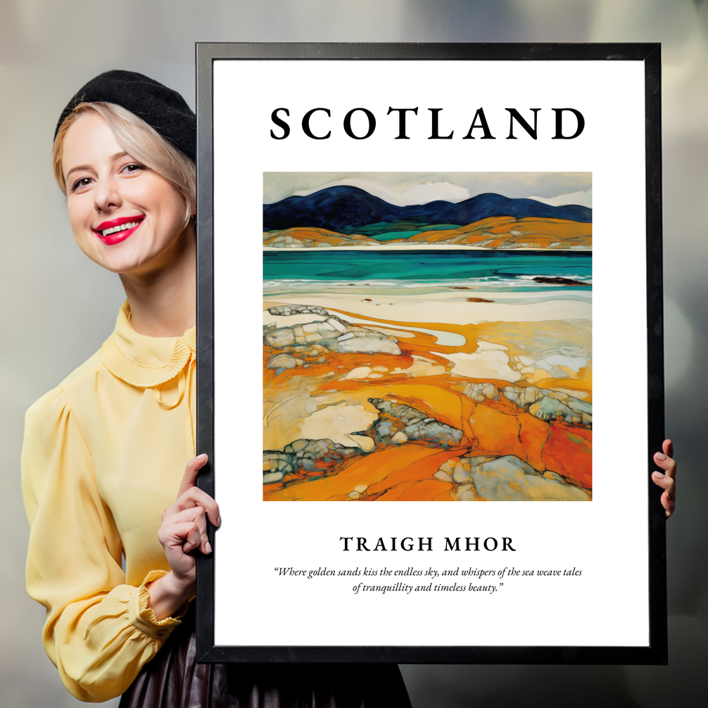 Traigh Mhor - Framed Poster Print