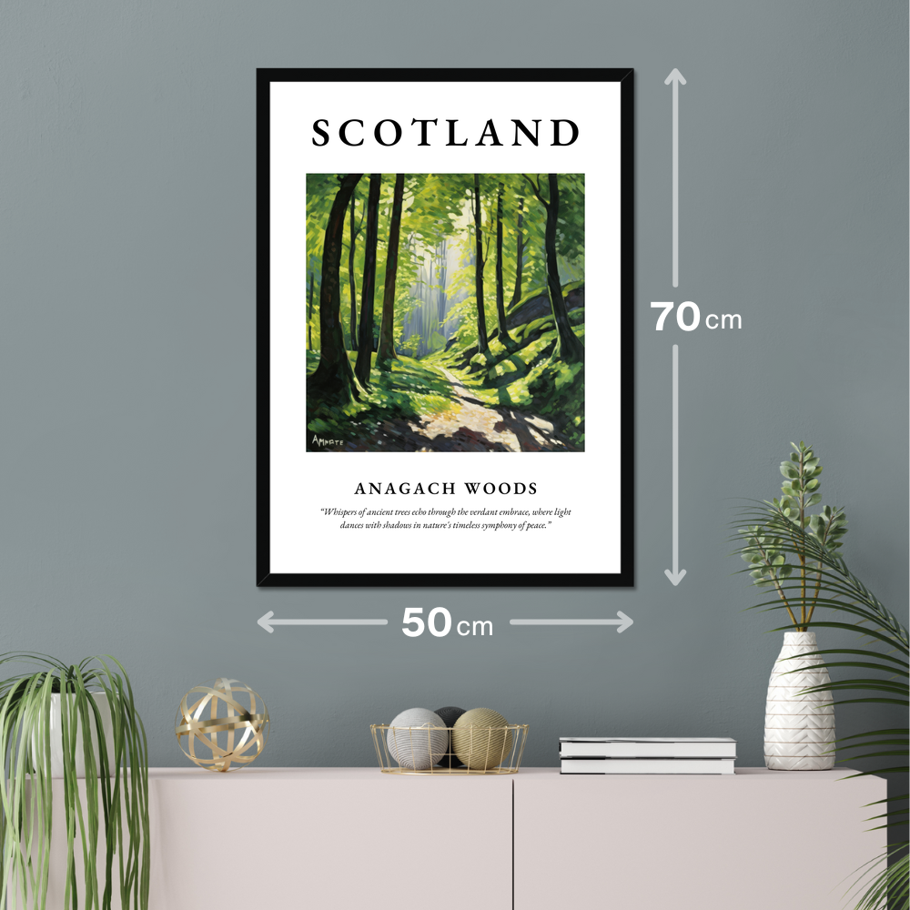 Anagach Woods - Framed Poster Print