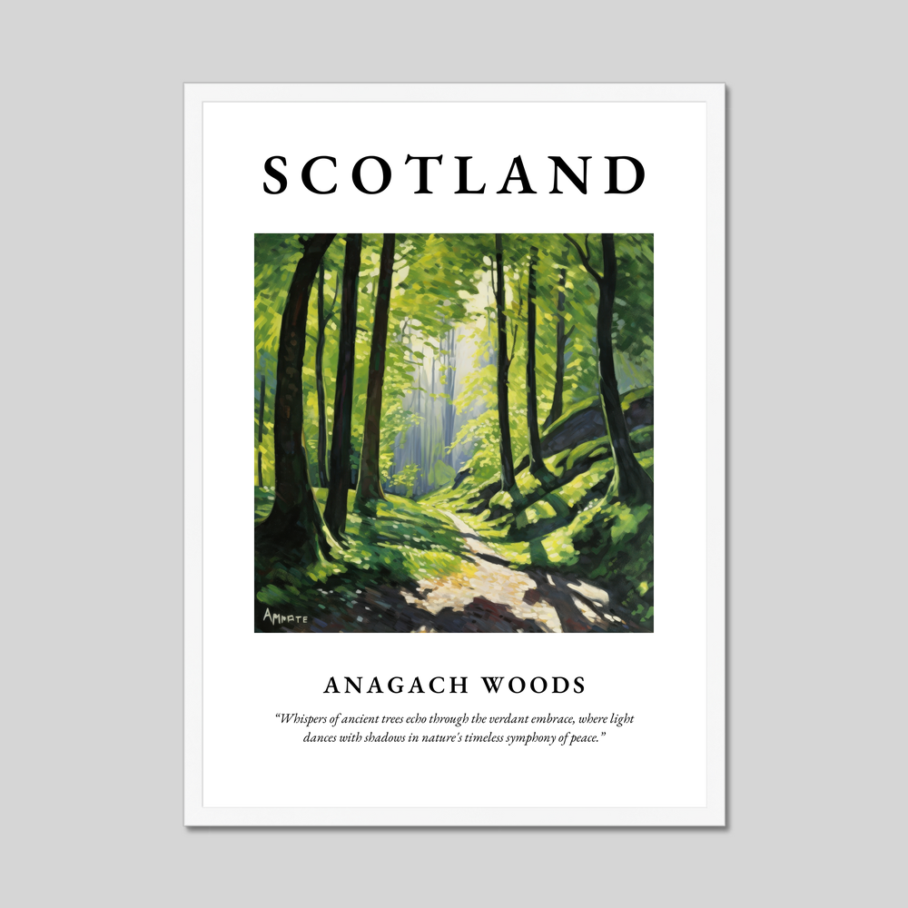 Anagach Woods - Framed Poster Print