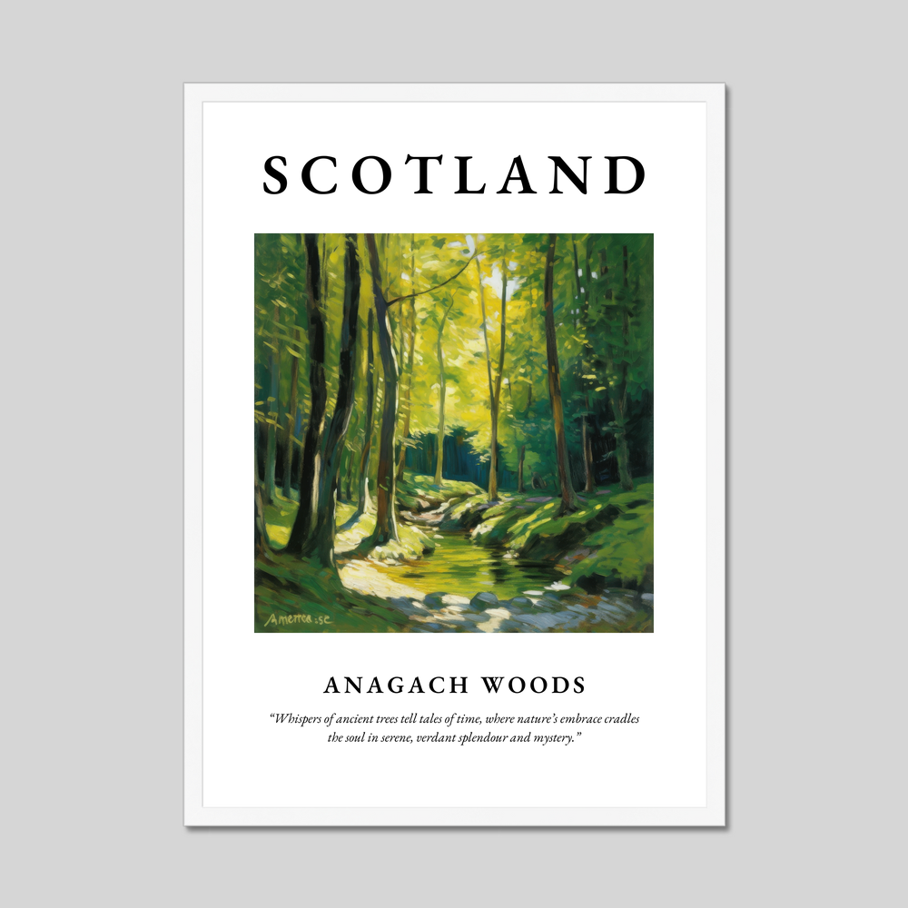 Anagach Woods - Framed Poster Print