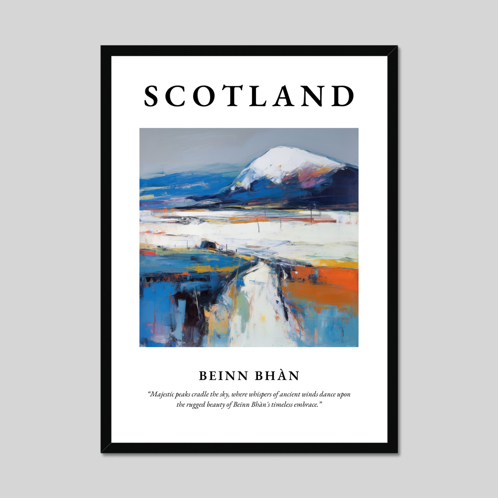 Beinn Bhàn - Framed Poster Print