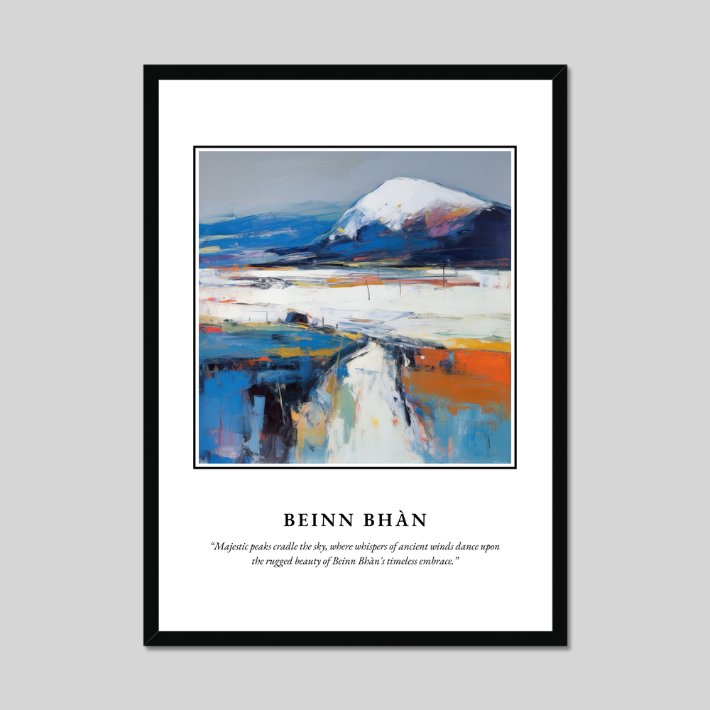 Beinn Bhàn - Framed Poster Print