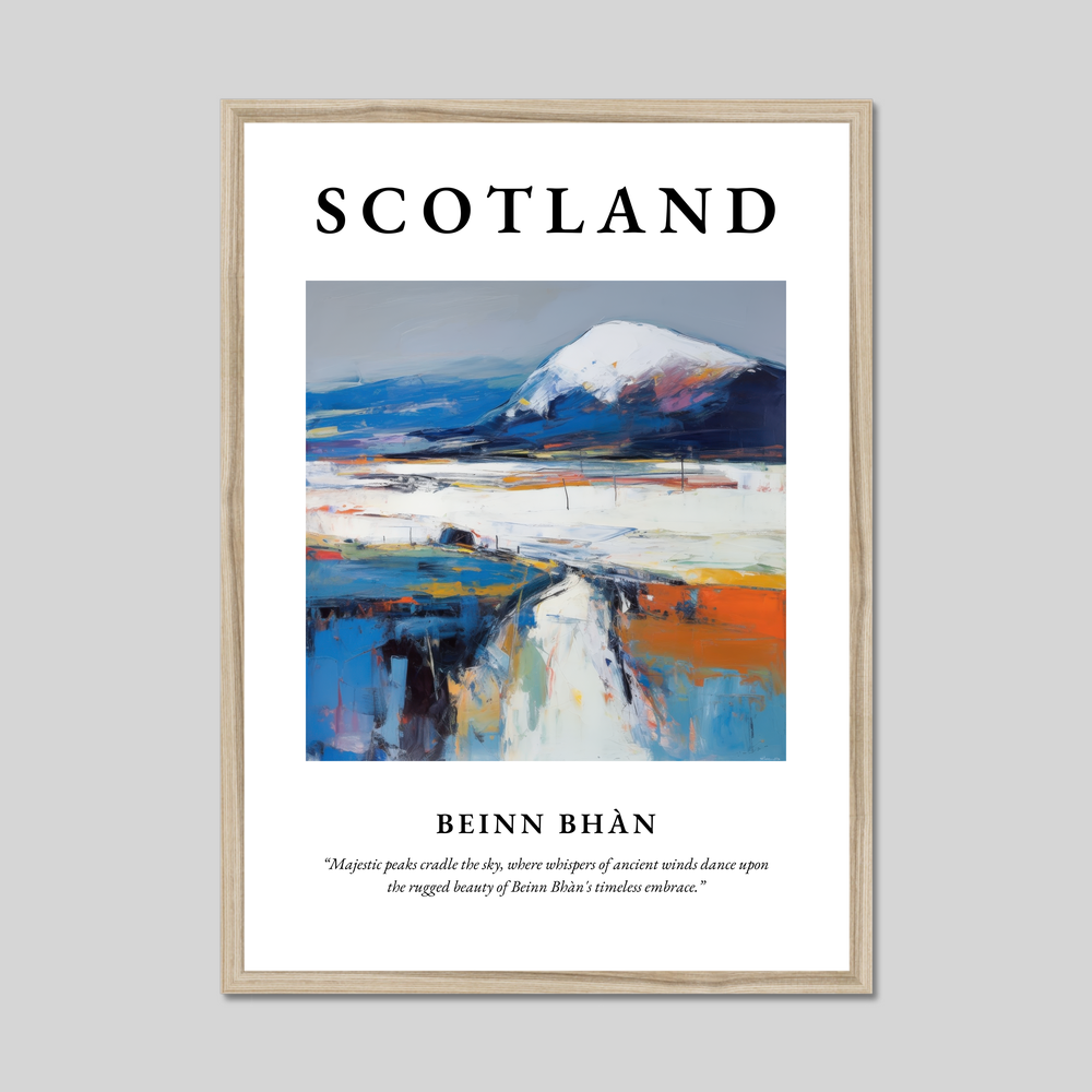 Beinn Bhàn - Framed Poster Print