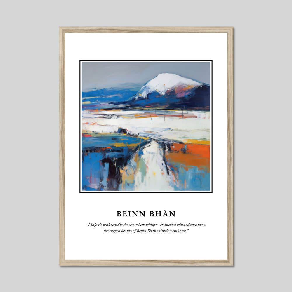 Beinn Bhàn - Framed Poster Print