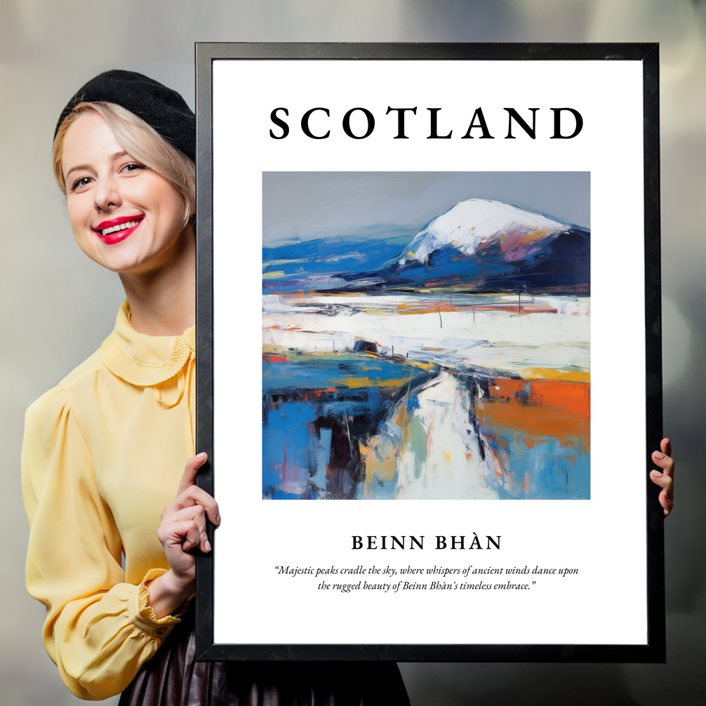 Beinn Bhàn - Framed Poster Print