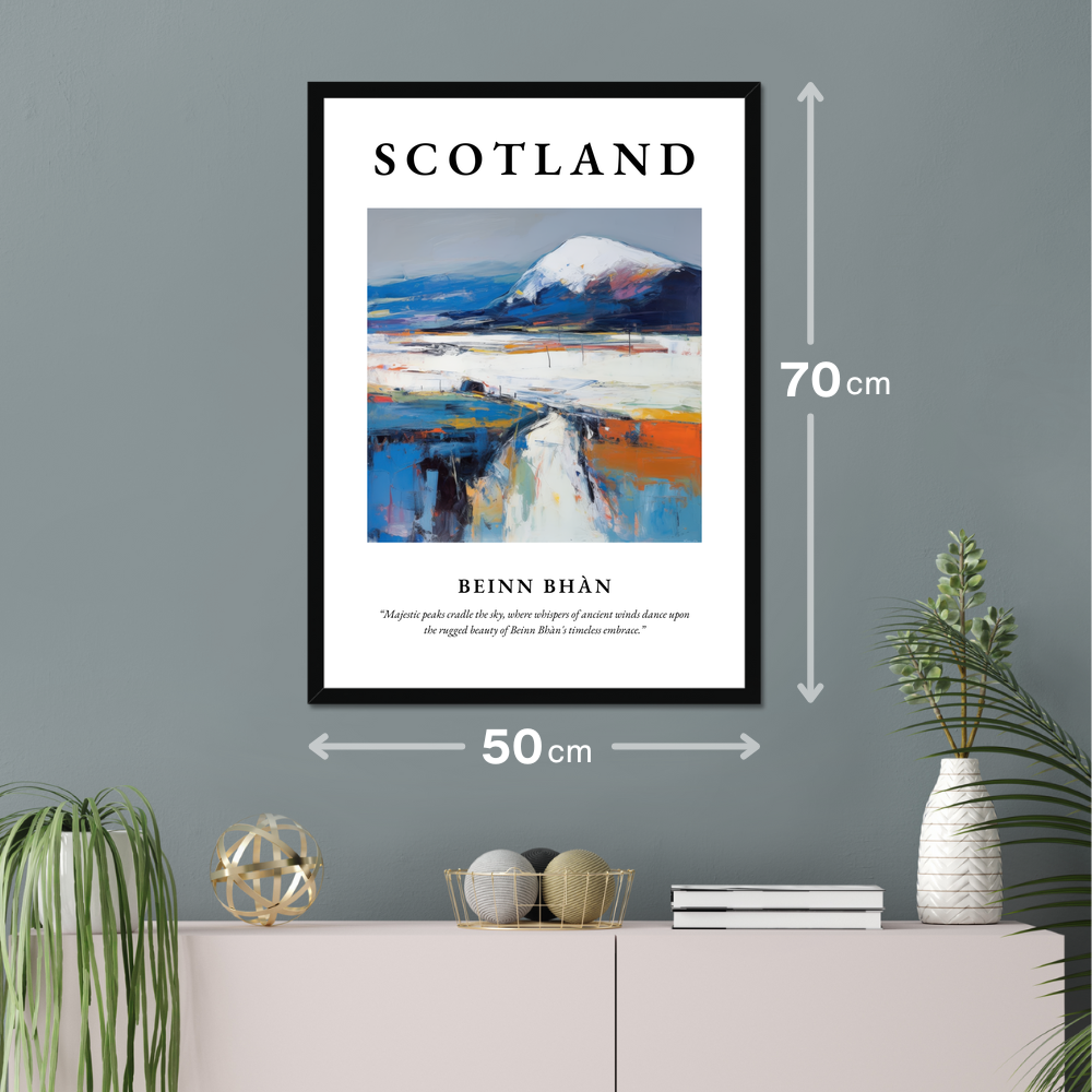 Beinn Bhàn - Framed Poster Print