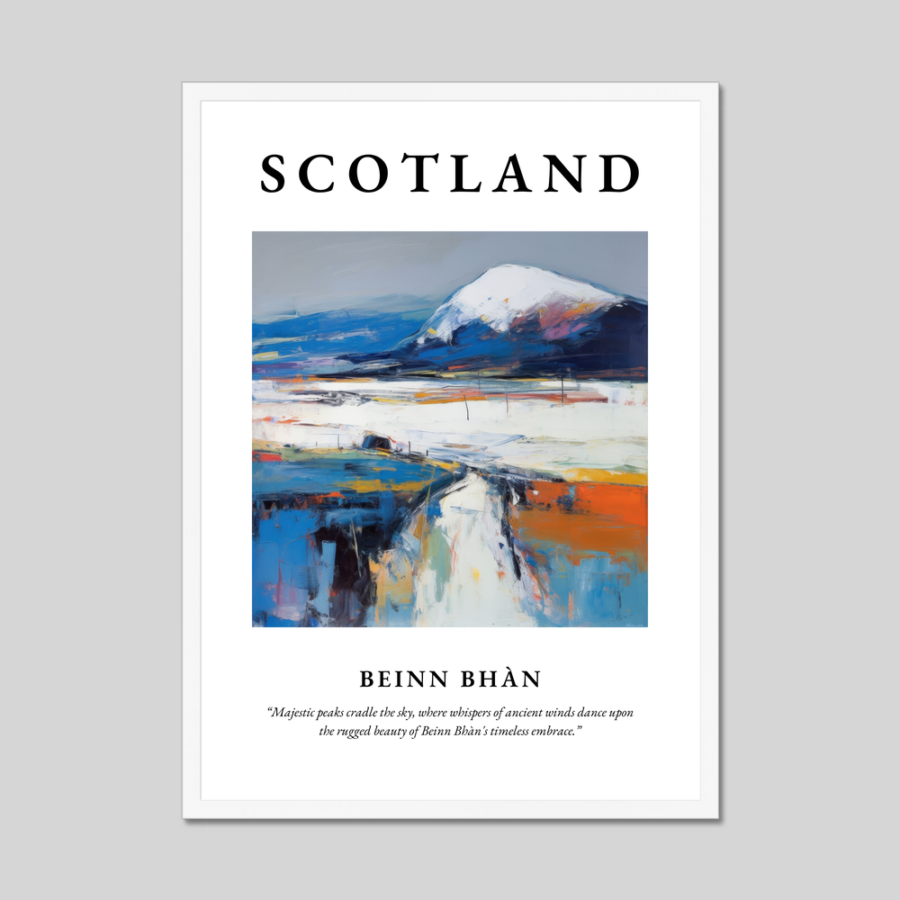 Beinn Bhàn - Framed Poster Print