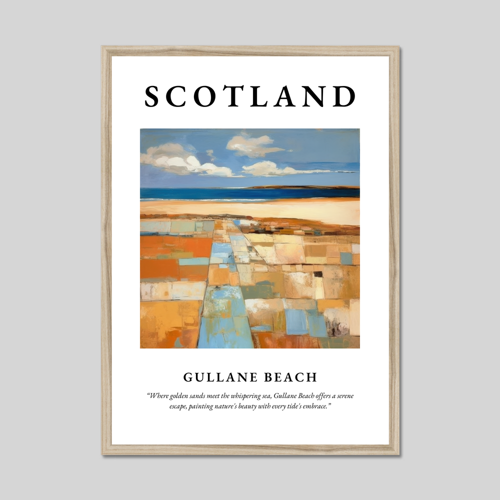 Gullane Beach - Framed Poster Print