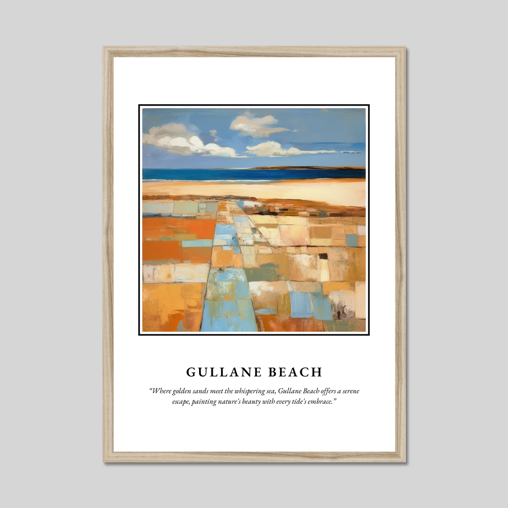 Gullane Beach - Framed Poster Print