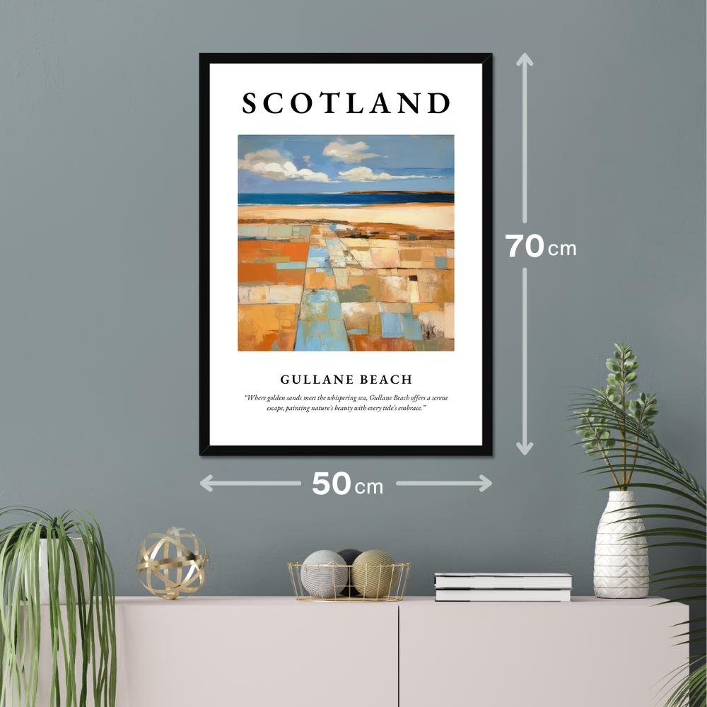 Gullane Beach - Framed Poster Print