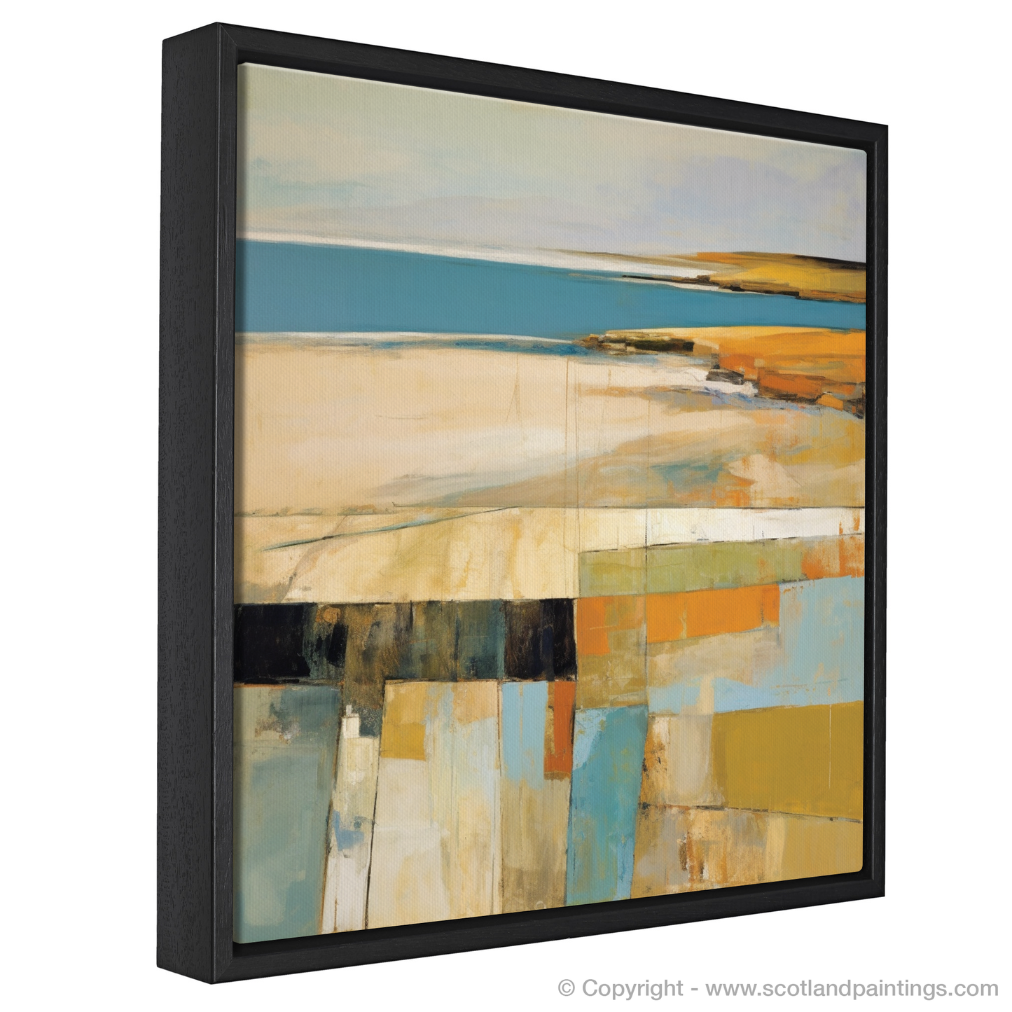 Gullane Shores: An Abstract Impressionist Journey