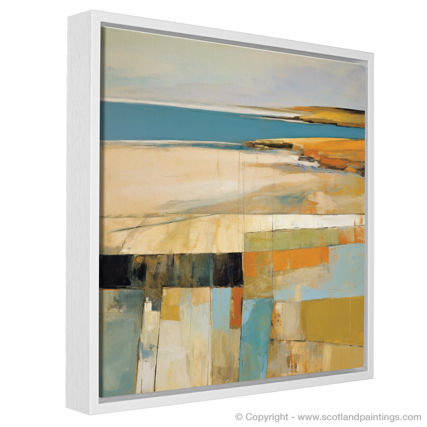 Gullane Shores: An Abstract Impressionist Journey