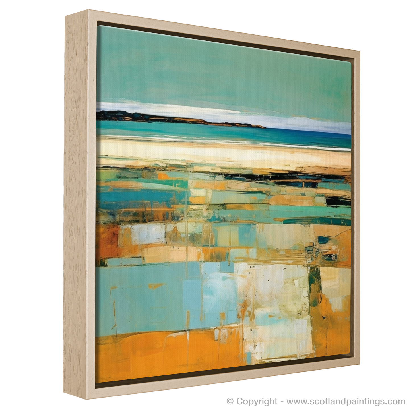 Gullane Beach Reverie: An Abstract Impressionist Exploration