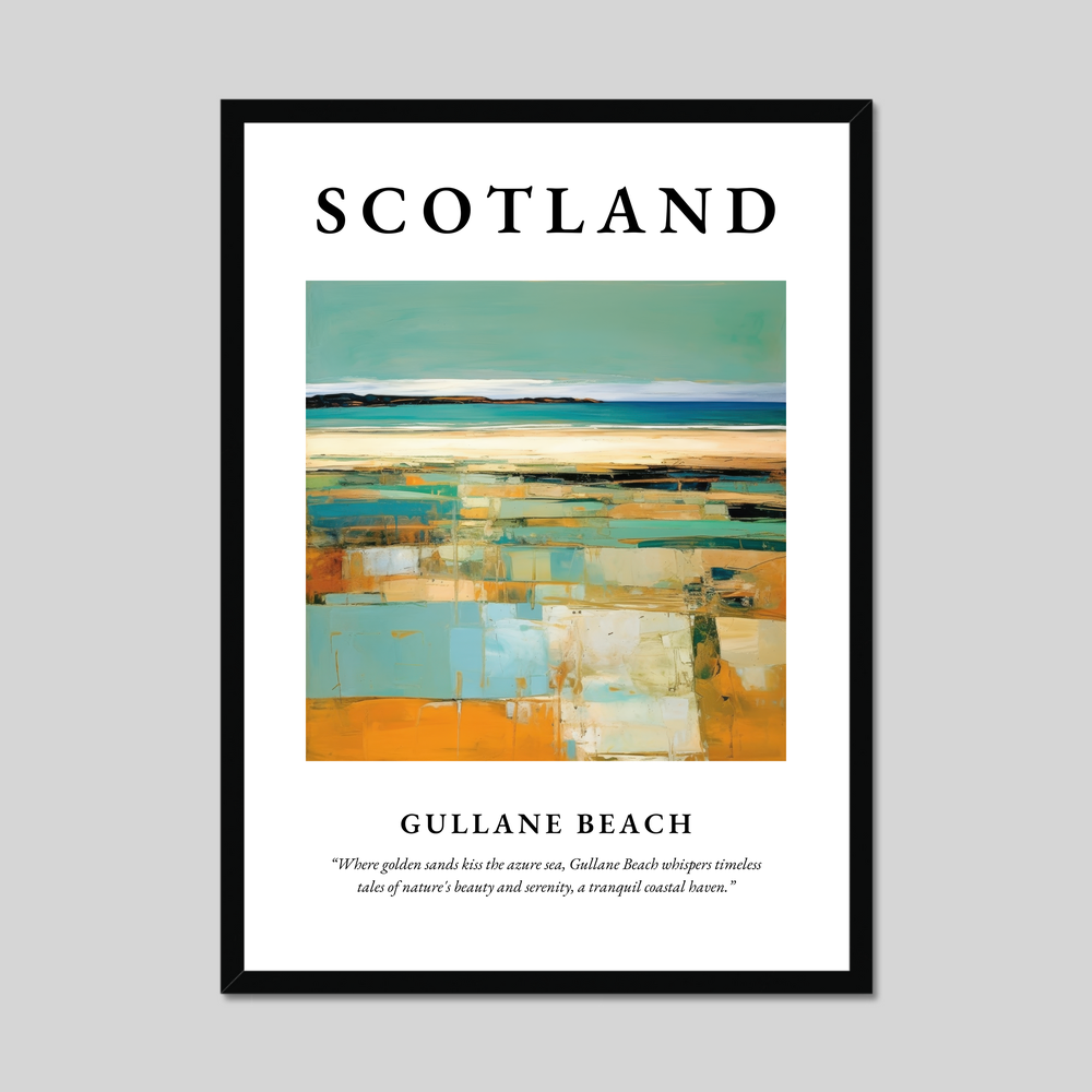 Gullane Beach - Framed Poster Print