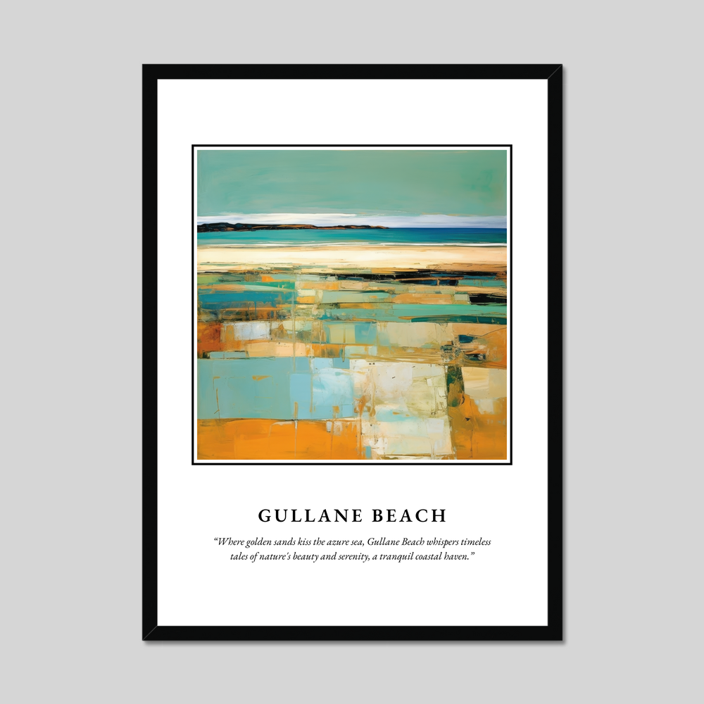 Gullane Beach - Framed Poster Print