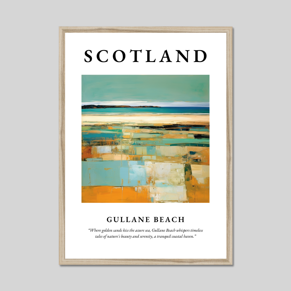 Gullane Beach - Framed Poster Print