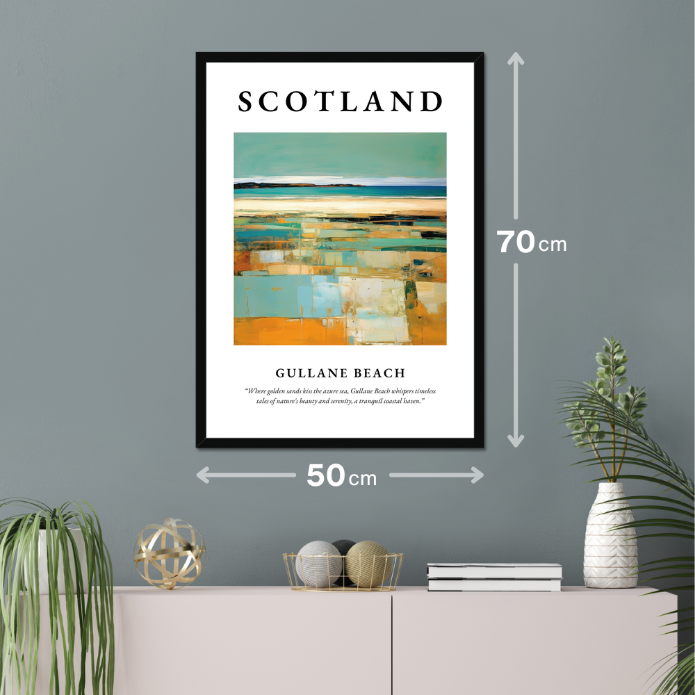 Gullane Beach - Framed Poster Print