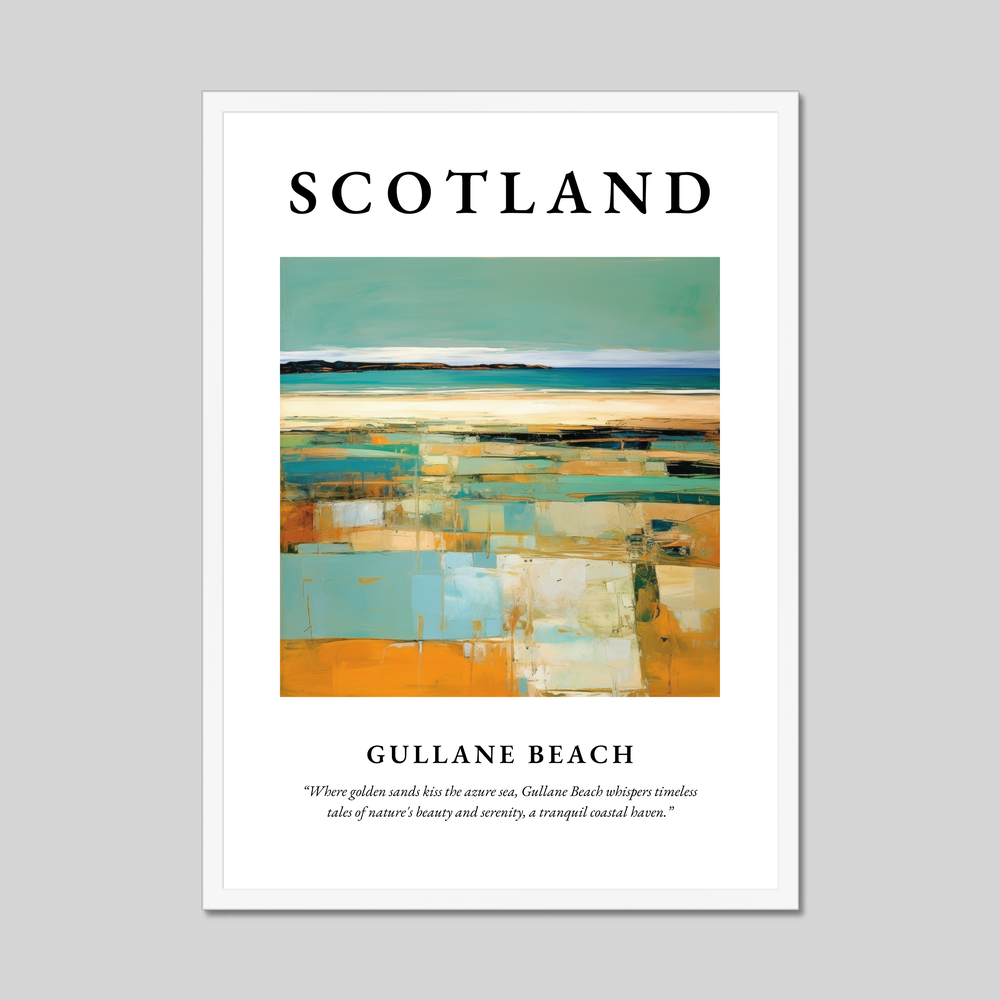 Gullane Beach - Framed Poster Print