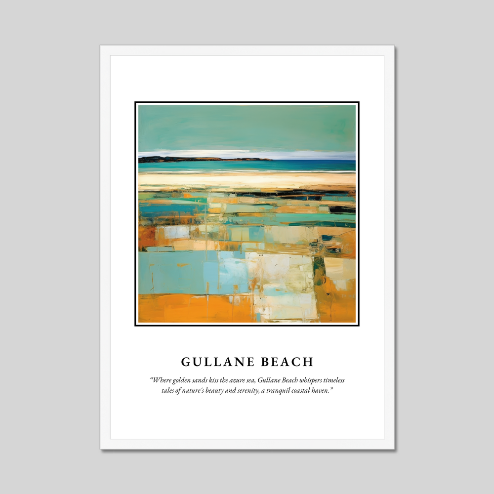 Gullane Beach - Framed Poster Print