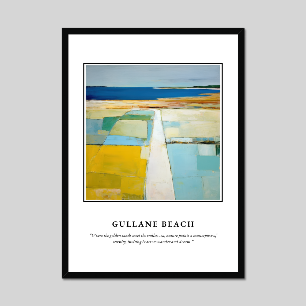 Gullane Beach - Framed Poster Print