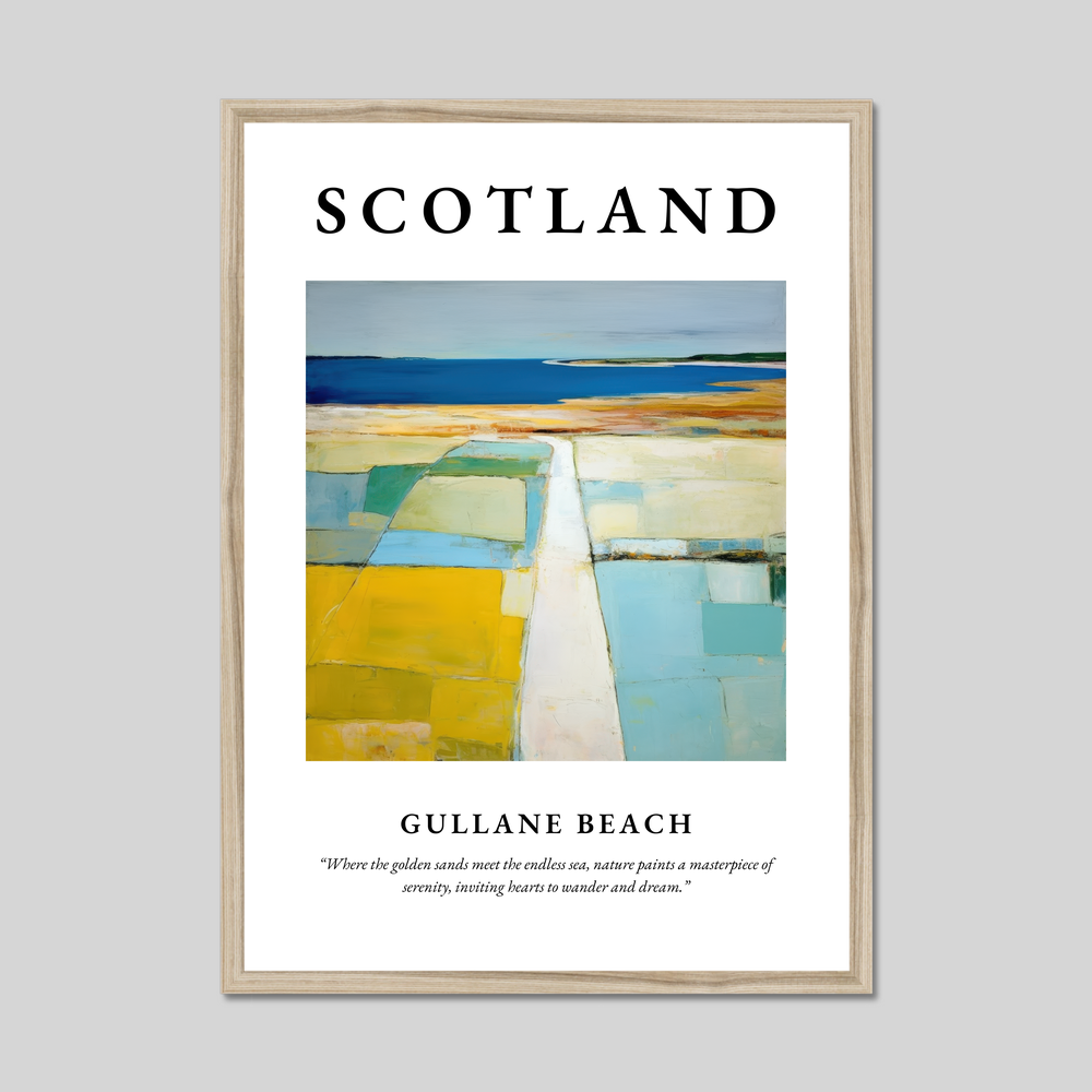 Gullane Beach - Framed Poster Print