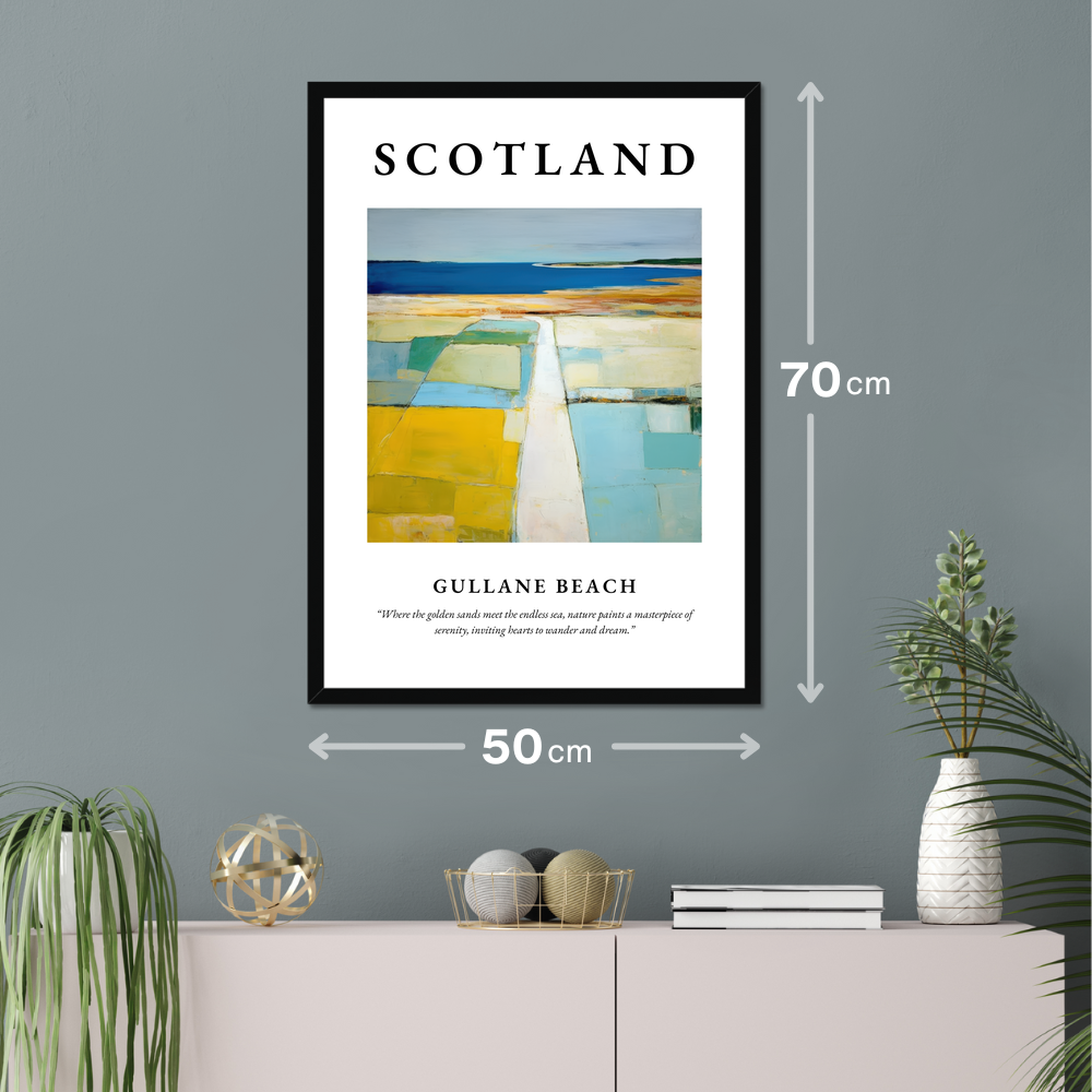 Gullane Beach - Framed Poster Print