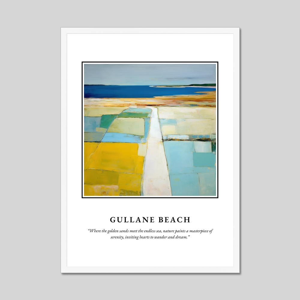 Gullane Beach - Framed Poster Print