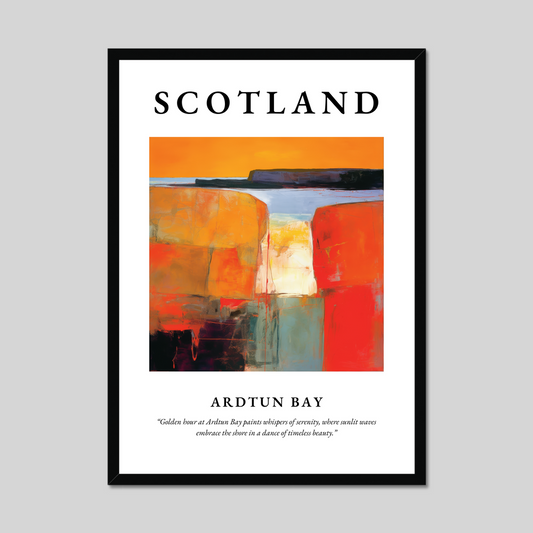 Ardtun Bay - Framed Poster Print