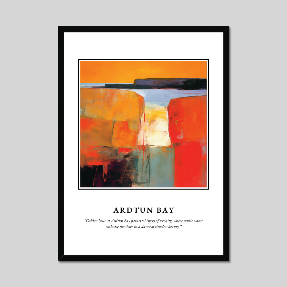 Ardtun Bay - Framed Poster Print