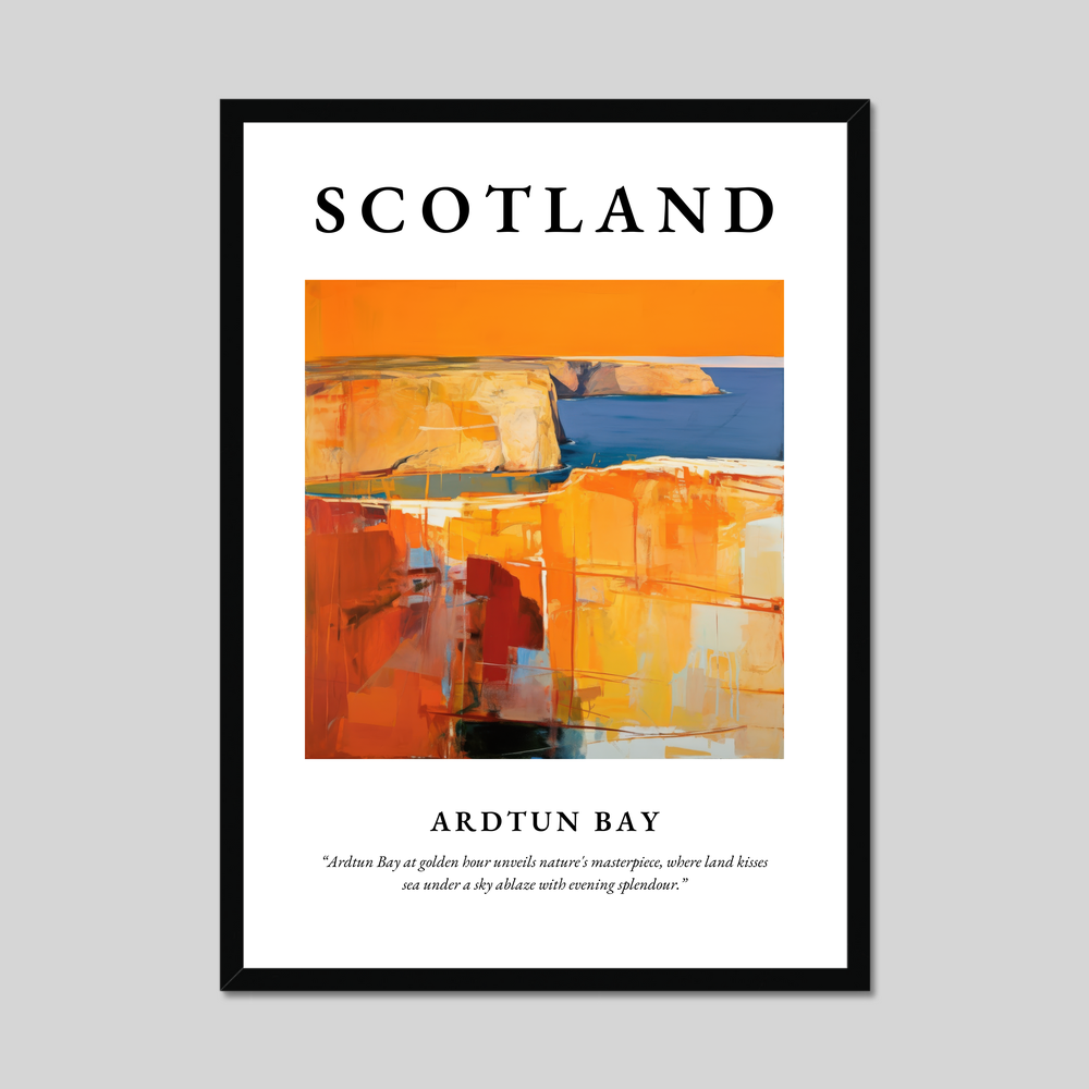 Ardtun Bay - Framed Poster Print