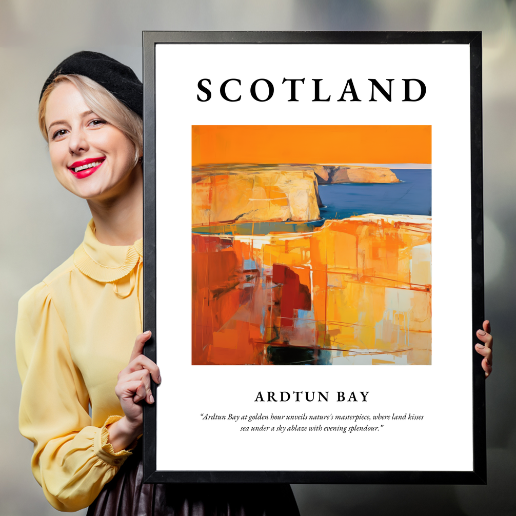 Ardtun Bay - Framed Poster Print