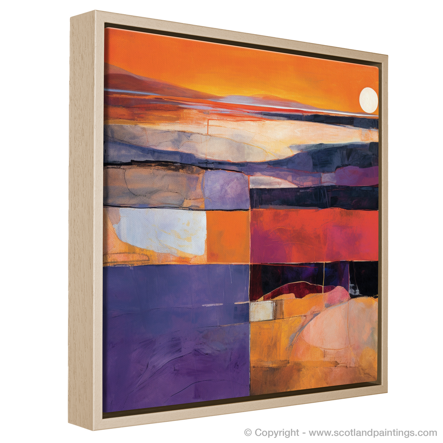 Abstract Impressionism of Seilebost Beach Sunset