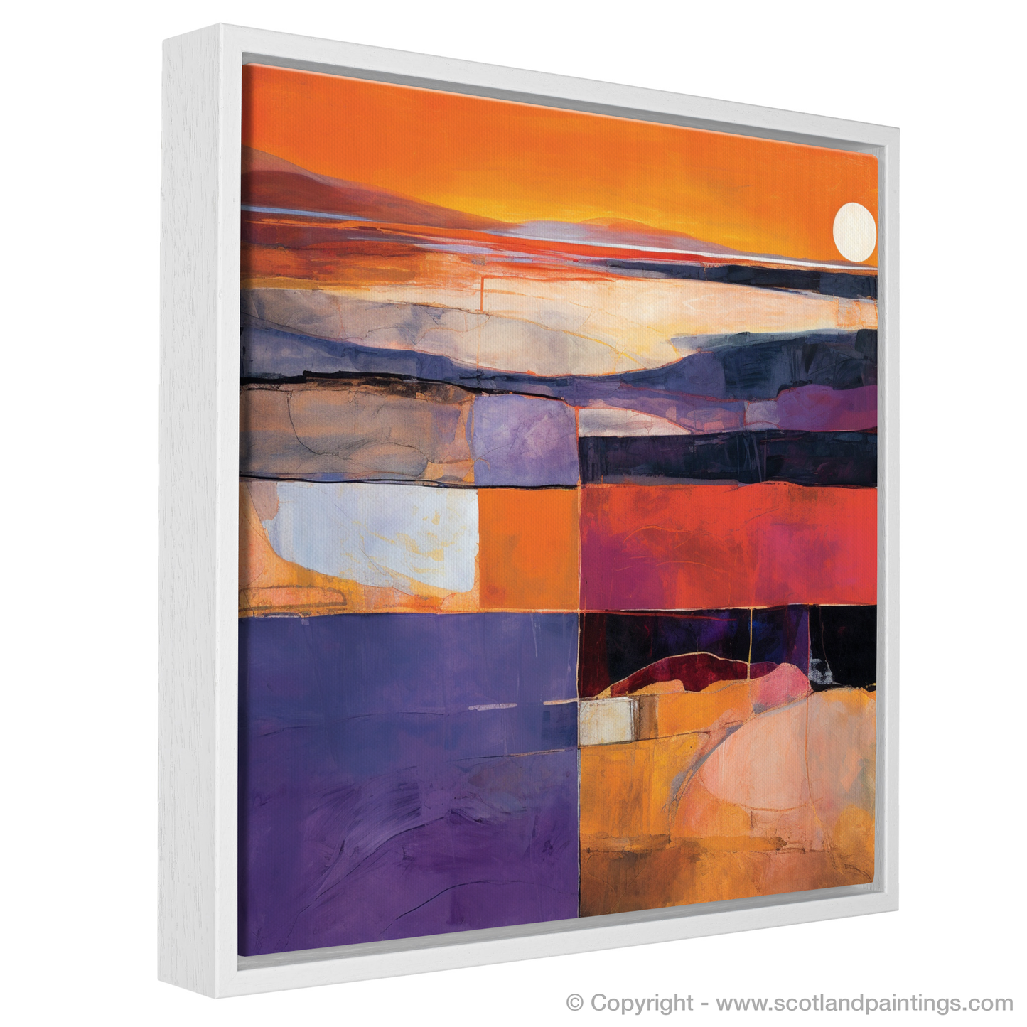 Abstract Impressionism of Seilebost Beach Sunset
