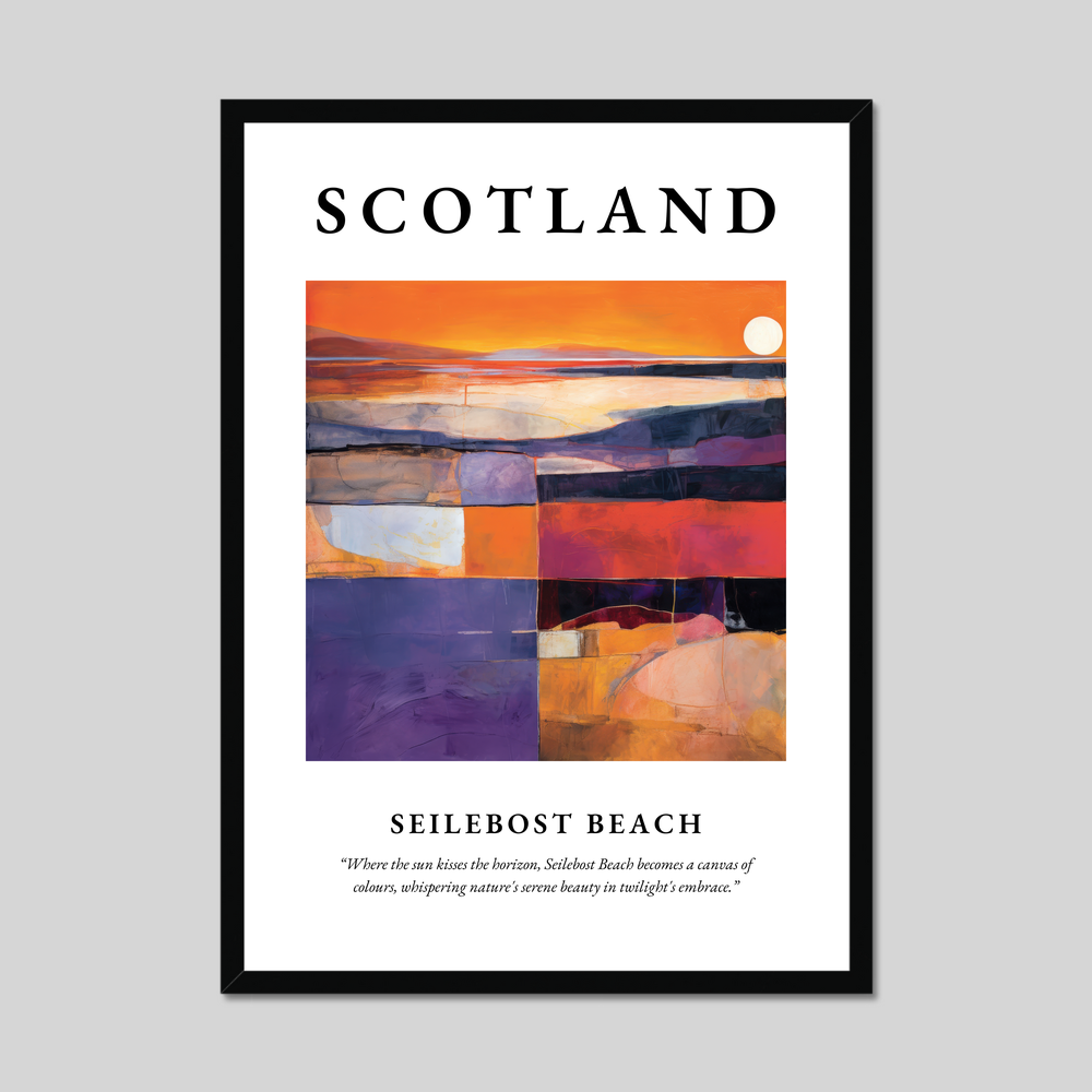 Seilebost Beach - Framed Poster Print