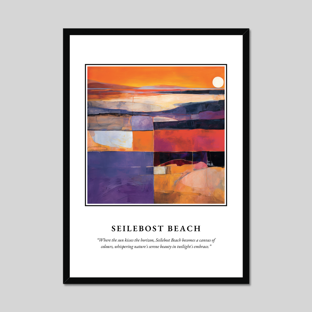 Seilebost Beach - Framed Poster Print