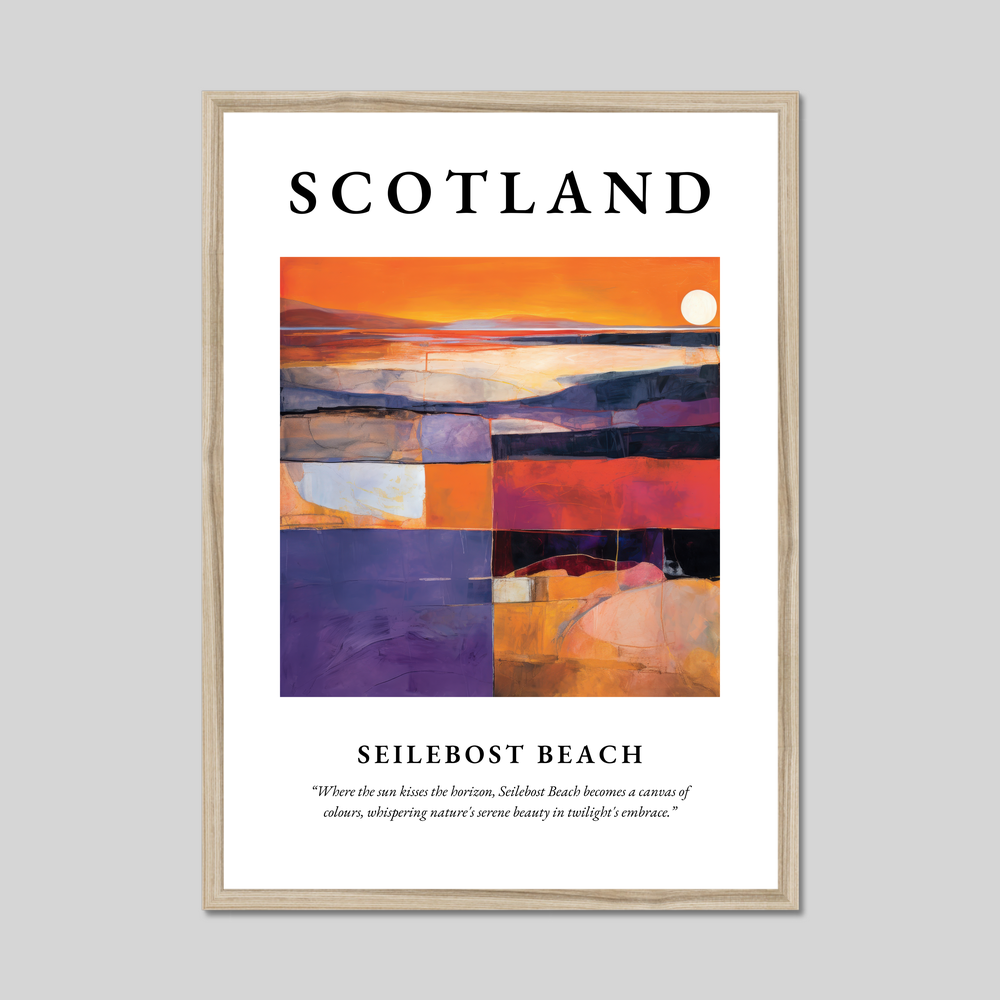 Seilebost Beach - Framed Poster Print