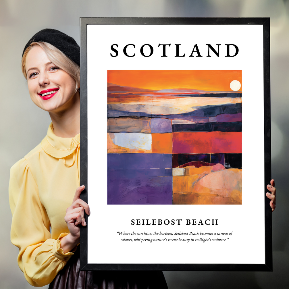 Seilebost Beach - Framed Poster Print