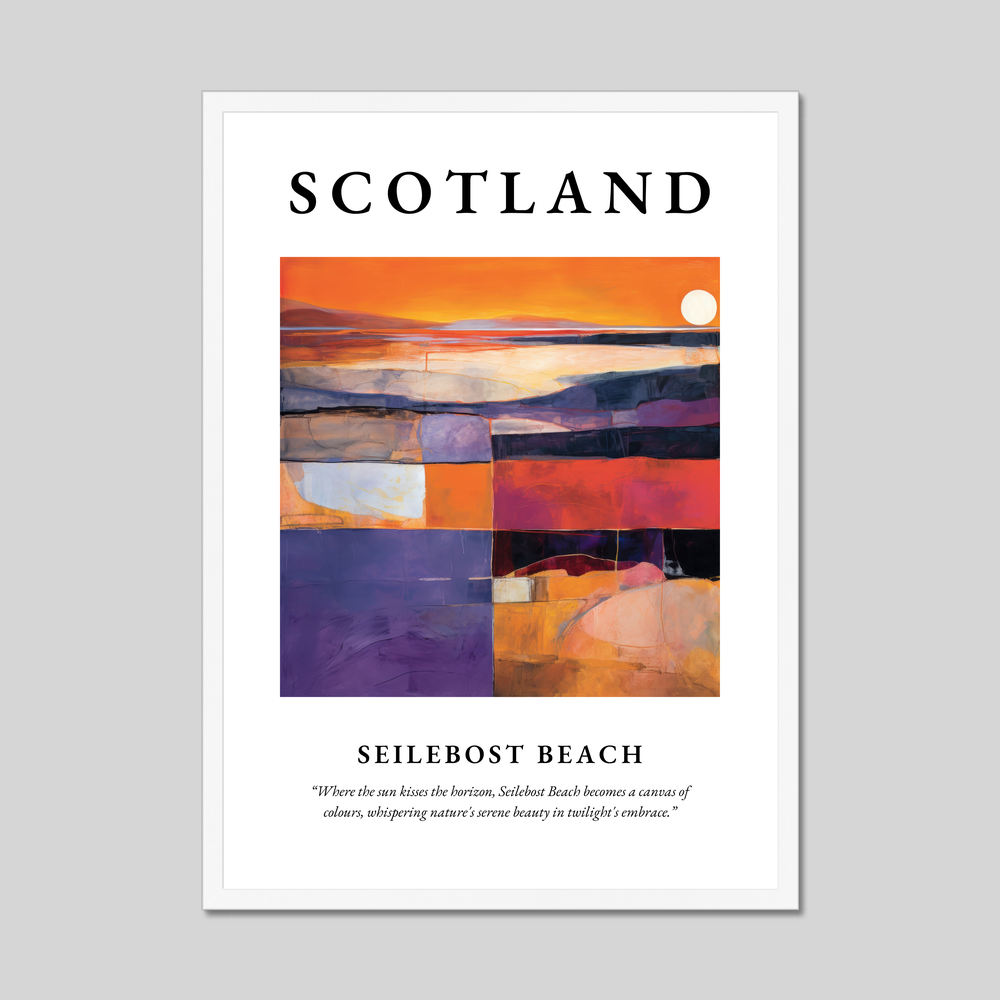 Seilebost Beach - Framed Poster Print