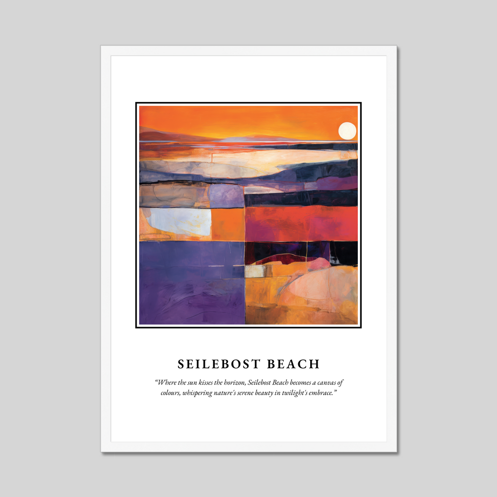 Seilebost Beach - Framed Poster Print