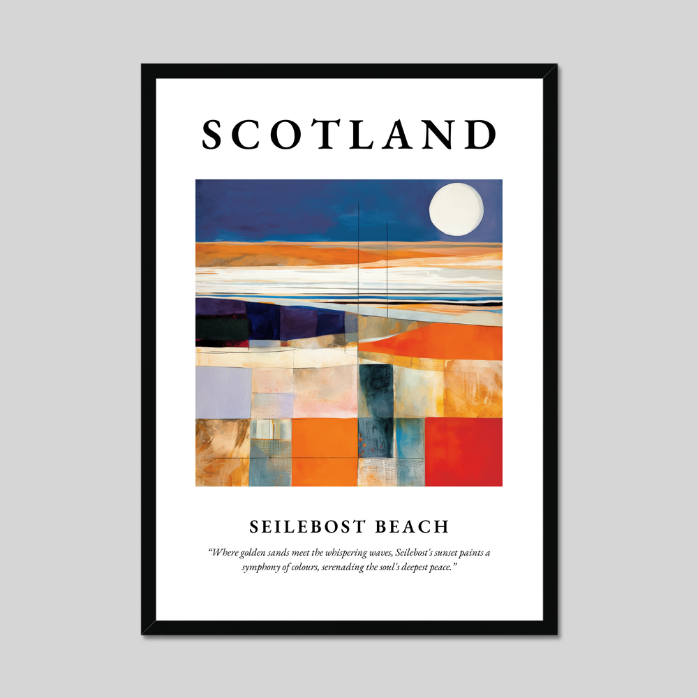 Seilebost Beach - Framed Poster Print