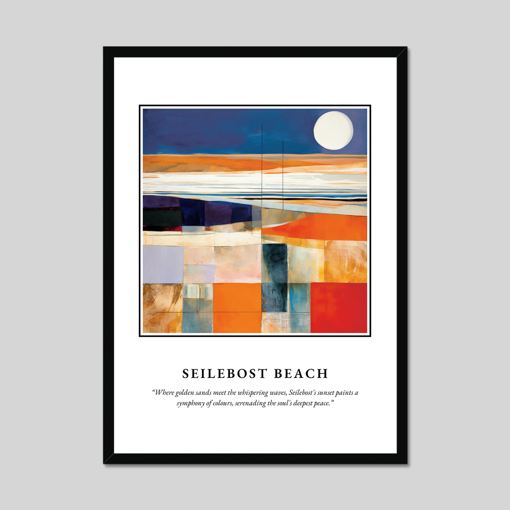 Seilebost Beach - Framed Poster Print