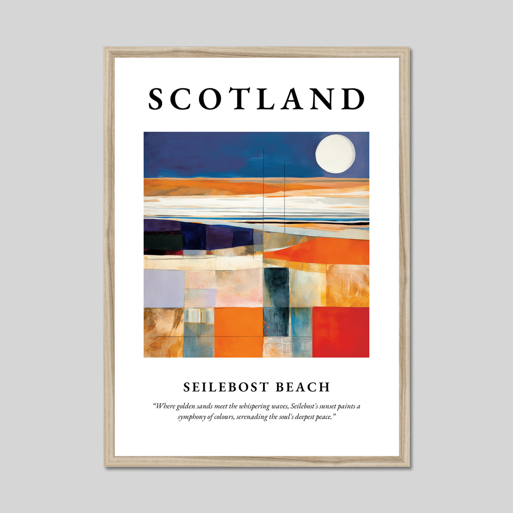 Seilebost Beach - Framed Poster Print